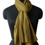OLIVE GREEN PASHMINA SHAWL