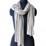 HONEYDEW WITH PALE BROWN CASHMERE CHECKS