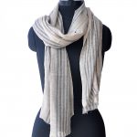 NAVAJOWHITE CASHMERE CHECKS