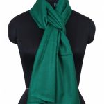 BOTTEL GREEN PURE PASHMINA SHAWL