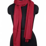 CRIMSON PURE PASHMINA SHAWL
