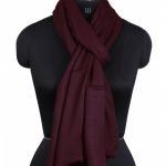 DARK BURGUNDY PURE PASHMINA SHAWL