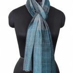 GREY GREEN PASHMINA LUXURY SHAWL