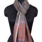 MIXCOLORERD CHECK PASHMINA LUXURY SHAWL