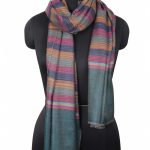 MULTICOLOR STRIPE PASHMINA LUXURY SHAWL