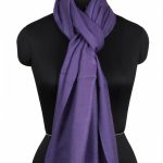 PURPLE PURE PASHMINA SHAWL