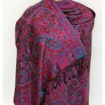 PINK SILK STOLE