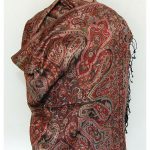 BROWN SILK STOLE