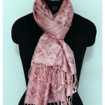 PINK SILK STOLE