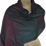 GREEN SILK SCARF